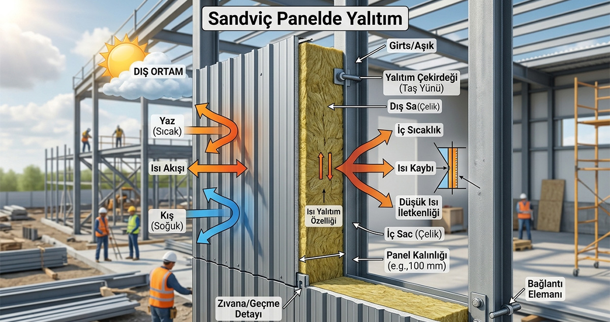 Sandviç Panelde Yalıtım Performansı Nasıl Kontrol Edilir?